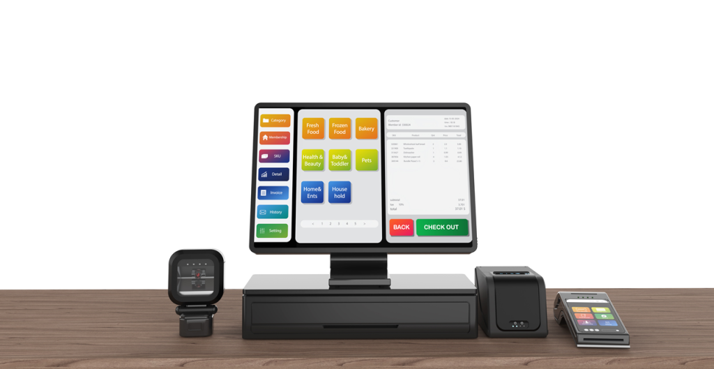Common components of a POS system